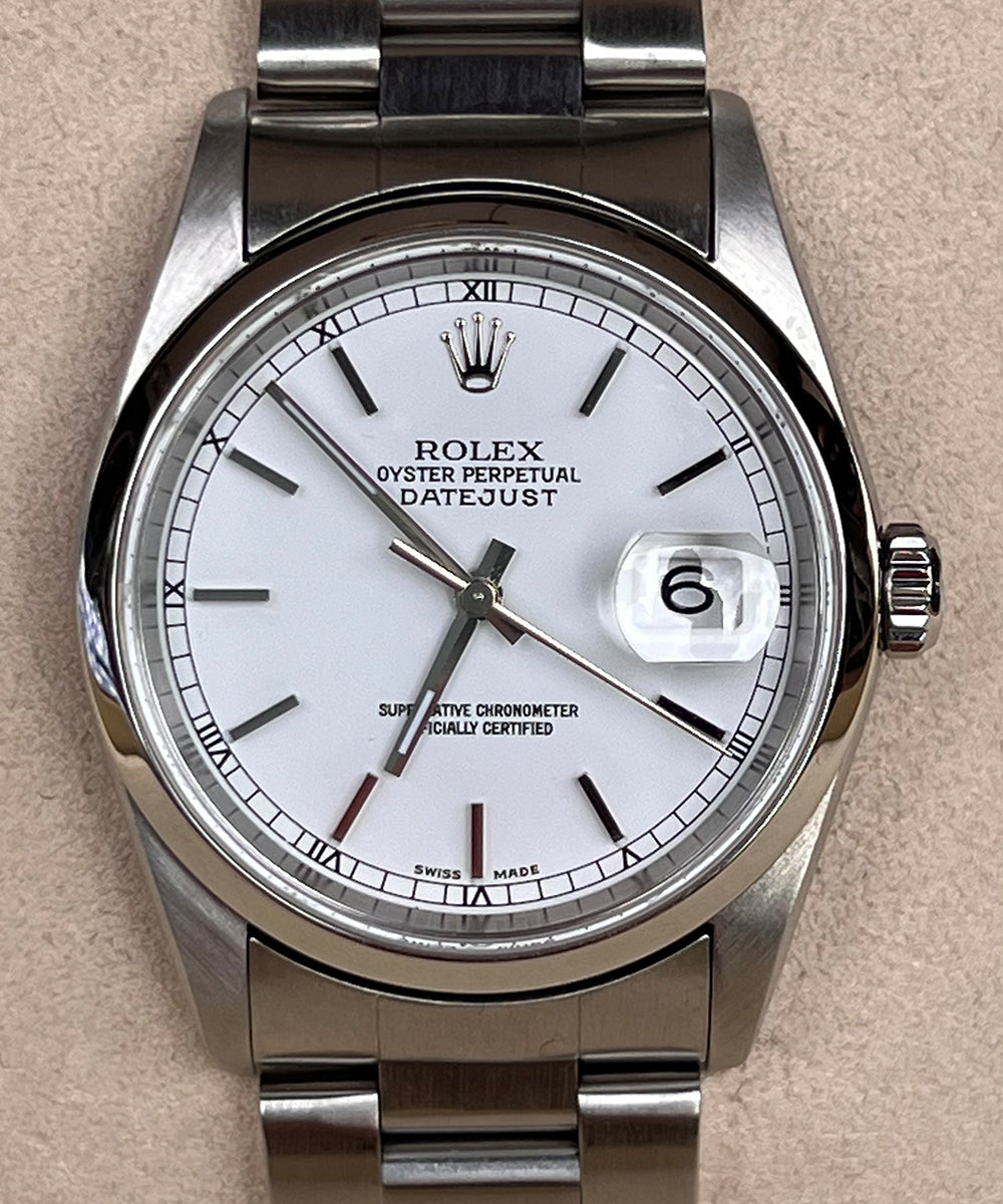 Rolex Datejust 36 - 16200 - 36mm - 2004 - inkl. Original Box & Papiere