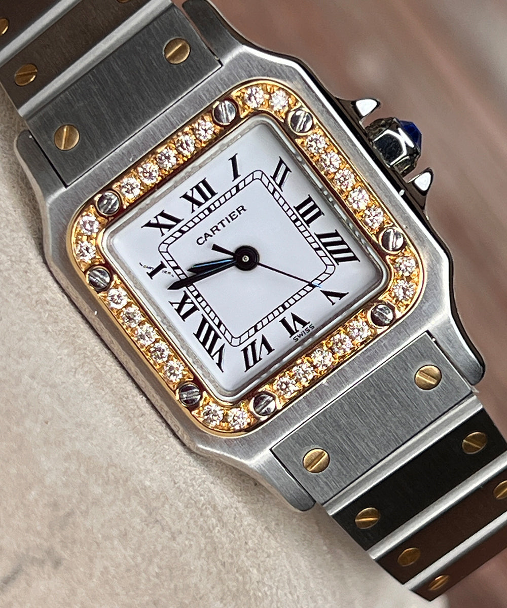 Cartier Santos - 0902 (Santos Diamond) - 24 mm - 1990