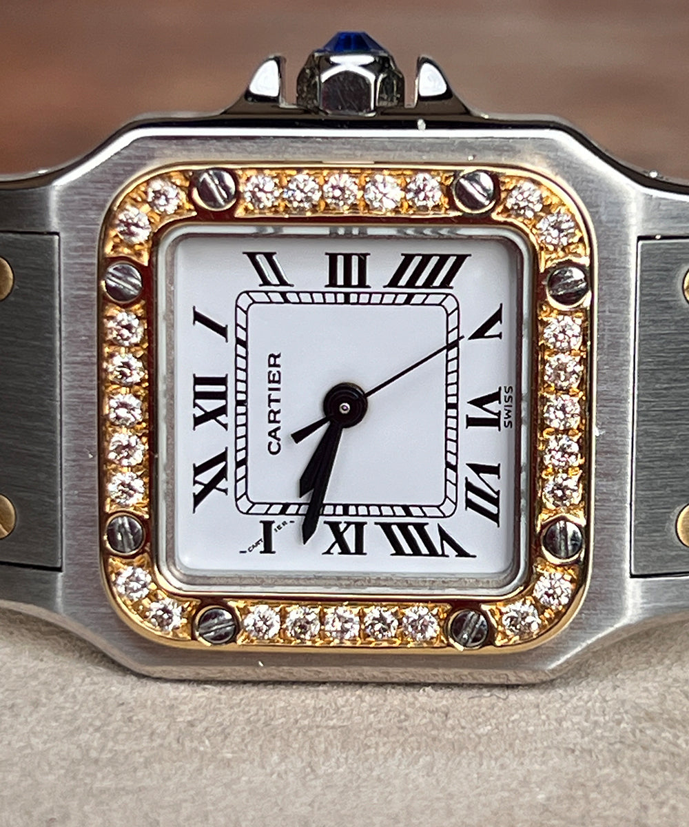 Cartier Santos - 0902 (Santos Diamond) - 24 mm - 1990