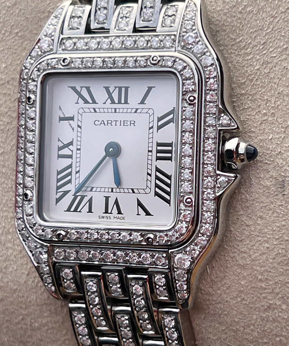 Cartier Panthère - WSPN0007 (Iced Out) - 20 x 28 mm - 2015 - inkl. orig. Box