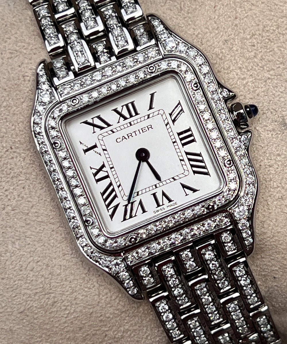 Cartier Panthère - WSPN0007 (Iced Out) - 20 x 28 mm - 2015 - inkl. orig. Box