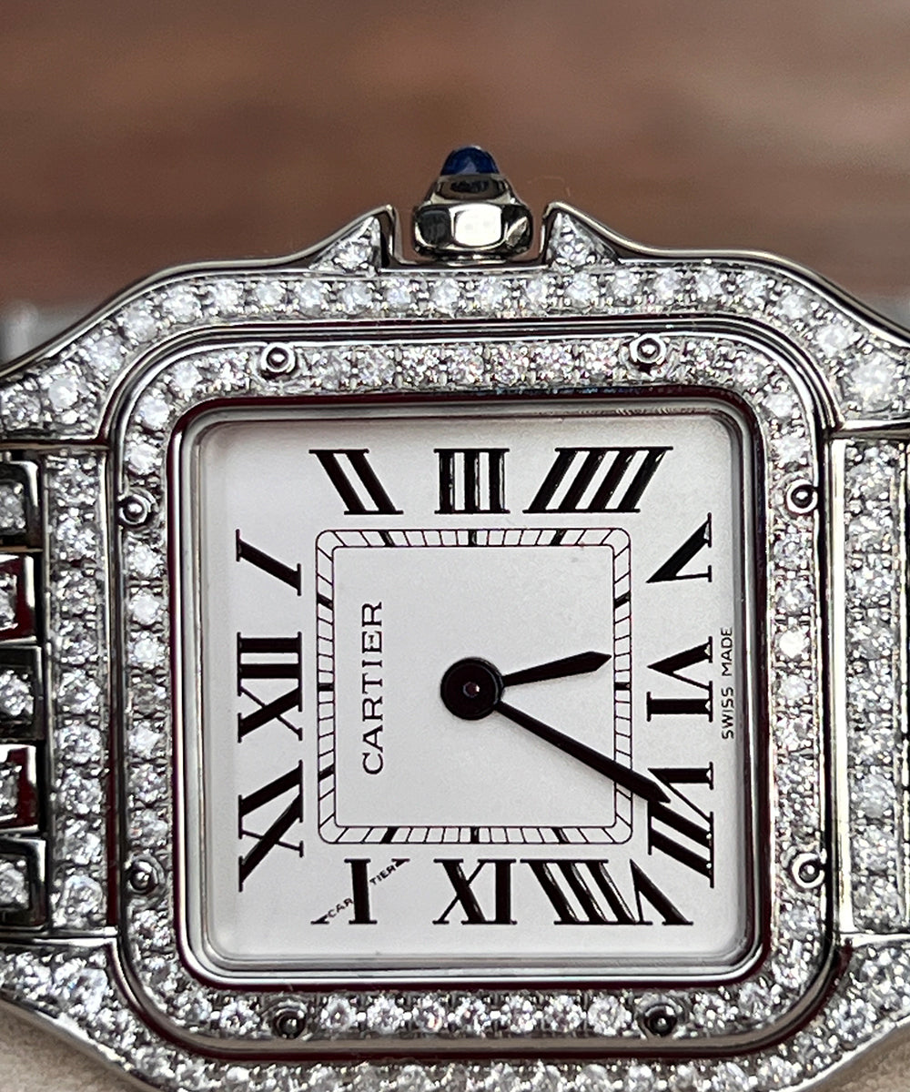 Cartier Panthère - WSPN0007 (Iced Out) - 20 x 28 mm - 2015 - inkl. orig. Box