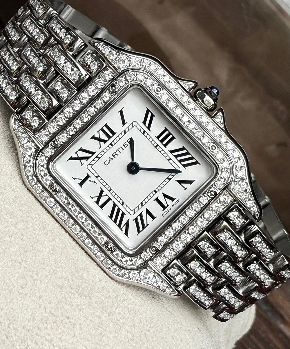 Cartier - Panthère - WSPN0007 (Iced Out) - 27 x 37 mm - iced out full diamonds