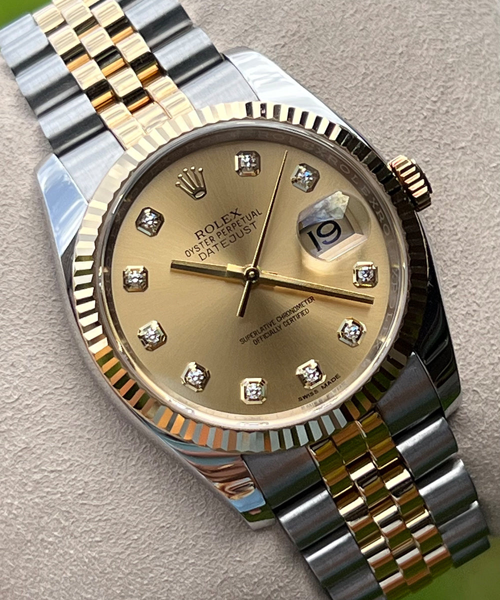 Rolex Datejust 36 Diamanten - 116233 - 36mm - 2015