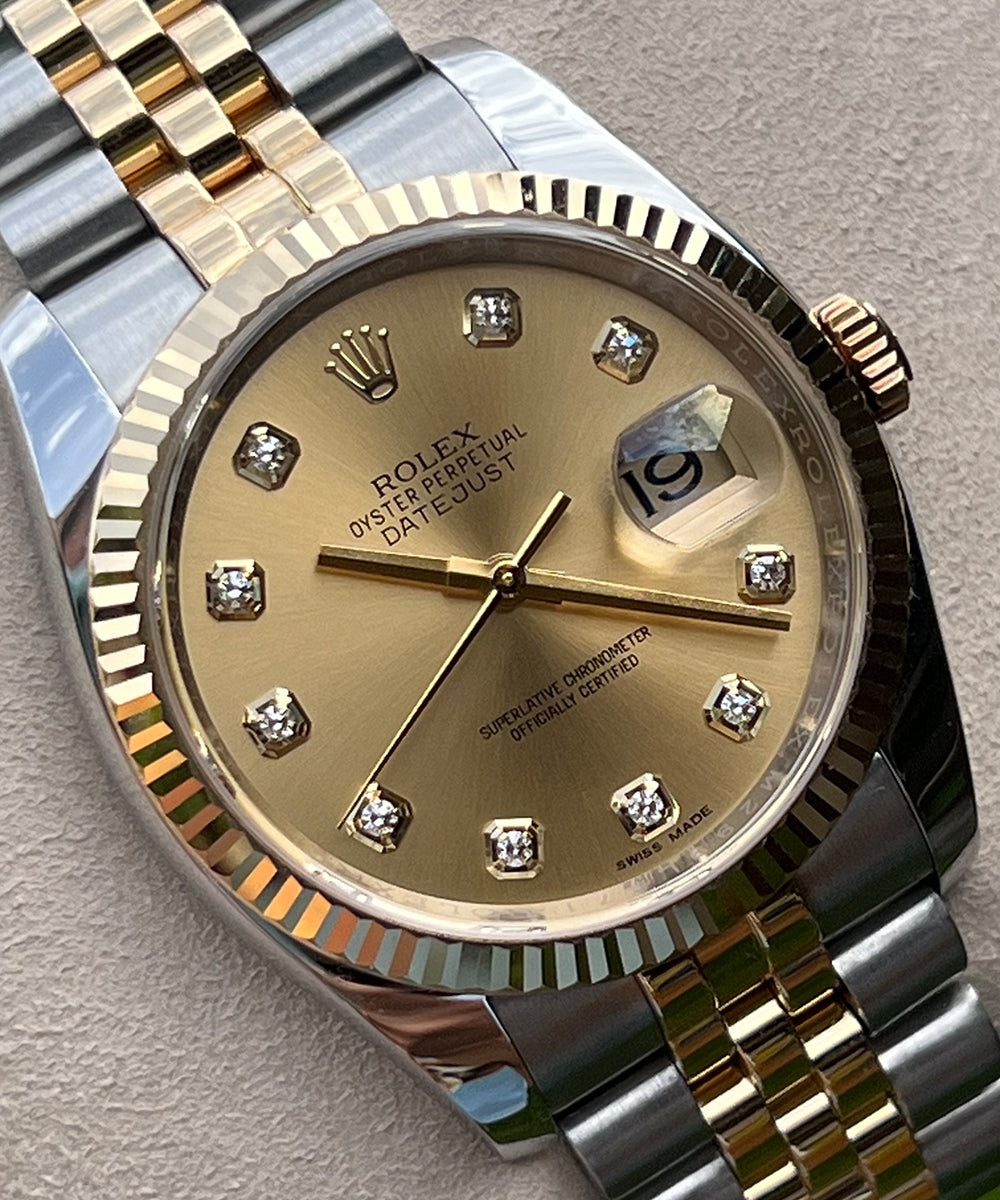 Rolex Datejust 36 Diamanten - 116233 - 36mm - 2015