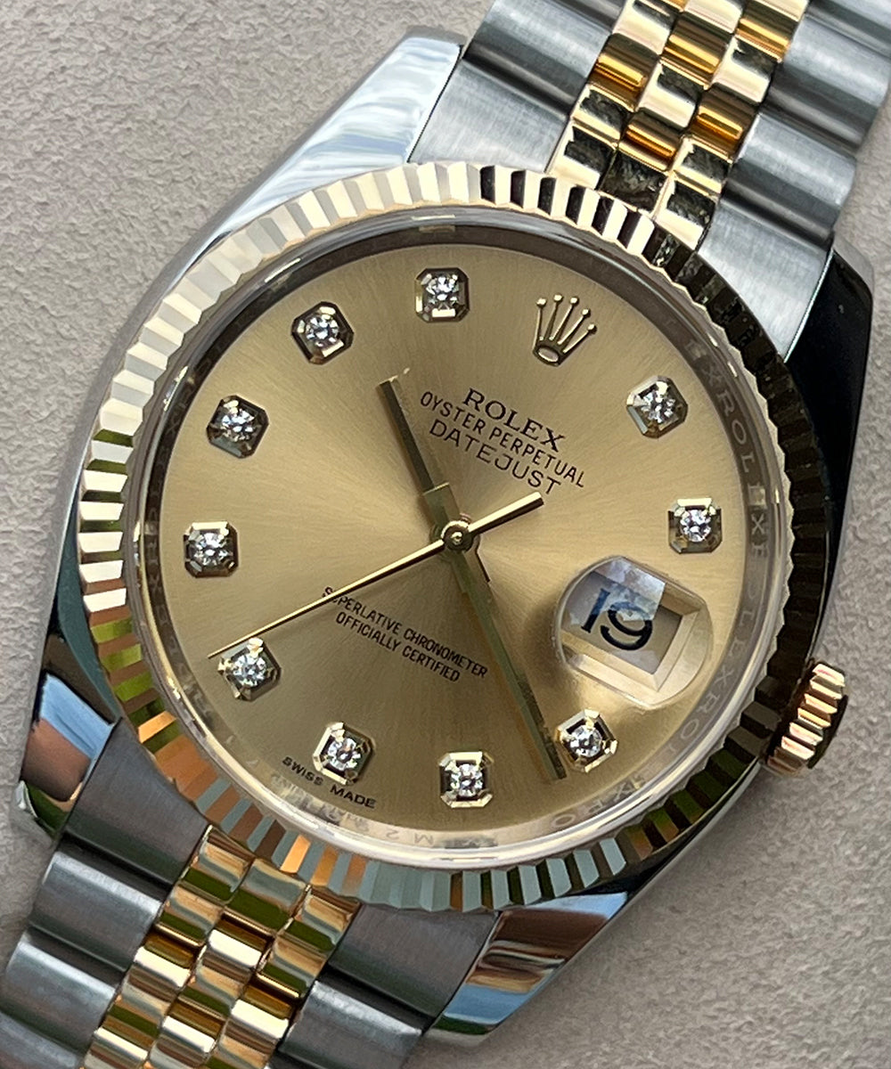 Rolex Datejust 36 Diamanten - 116233 - 36mm - 2015