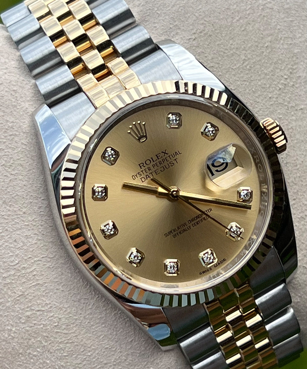 Rolex Datejust 36 Diamanten - 116233 - 36mm - 2015