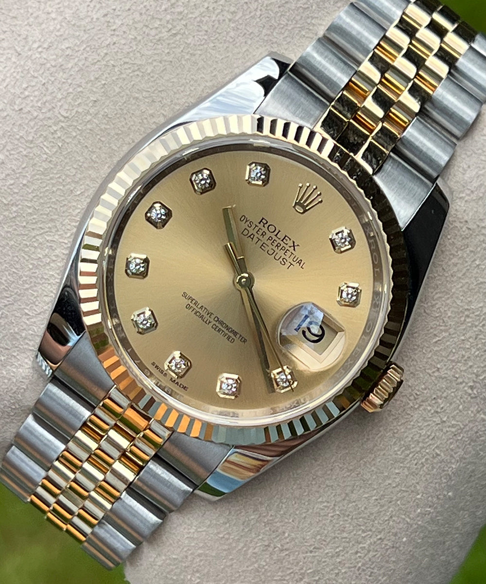 Rolex Datejust 36 Diamanten - 116233 - 36mm - 2015